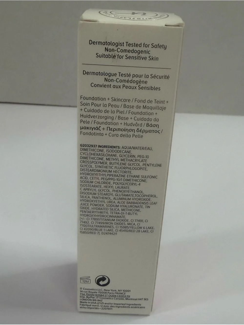 61 Deep Neutral IT Cosmetics Your Skin But Better Foundation 1 oz NIB